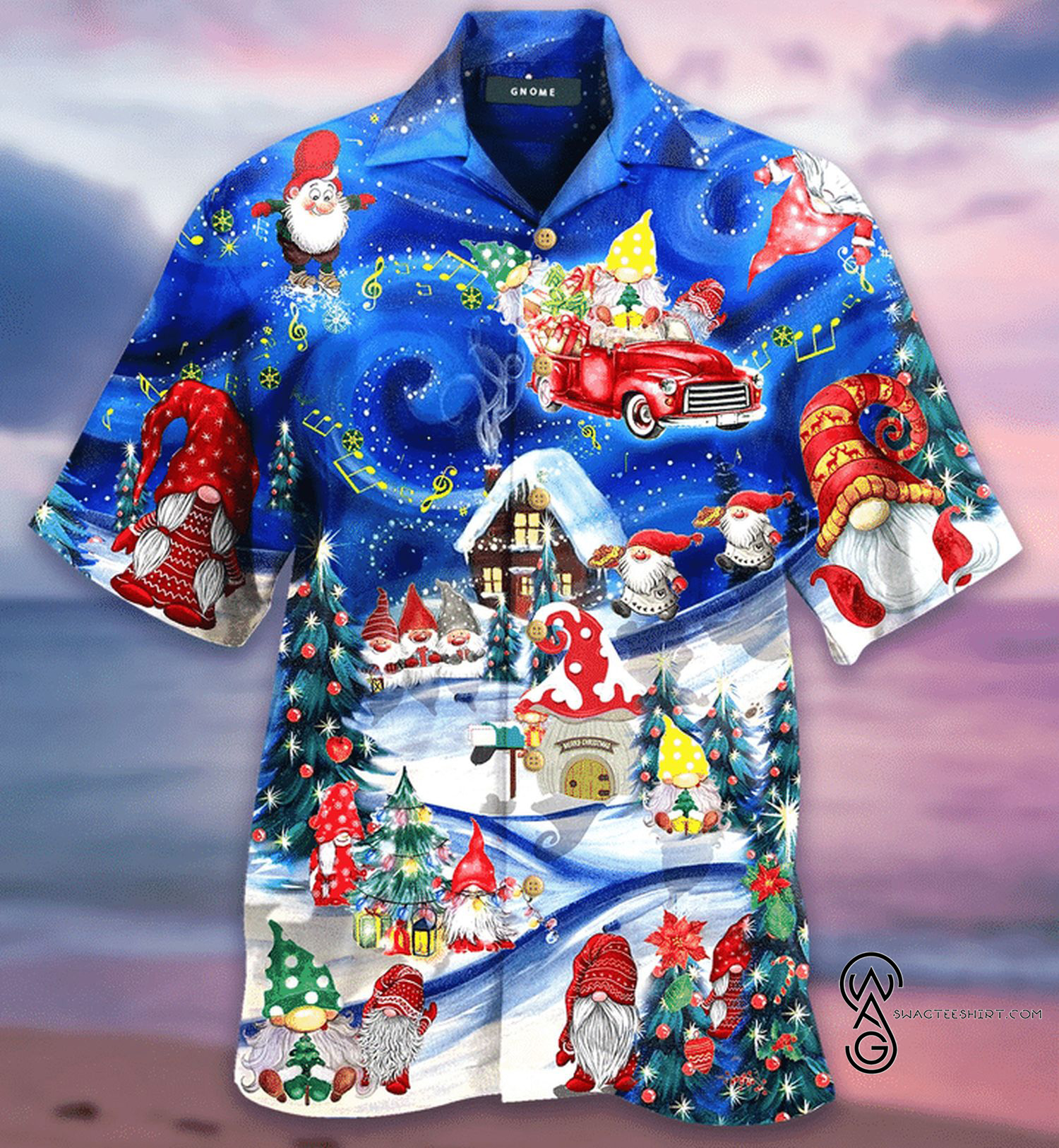 [Top Trending] Hanging With My Gnomies Christmas Hawaiian Aloha Shirts